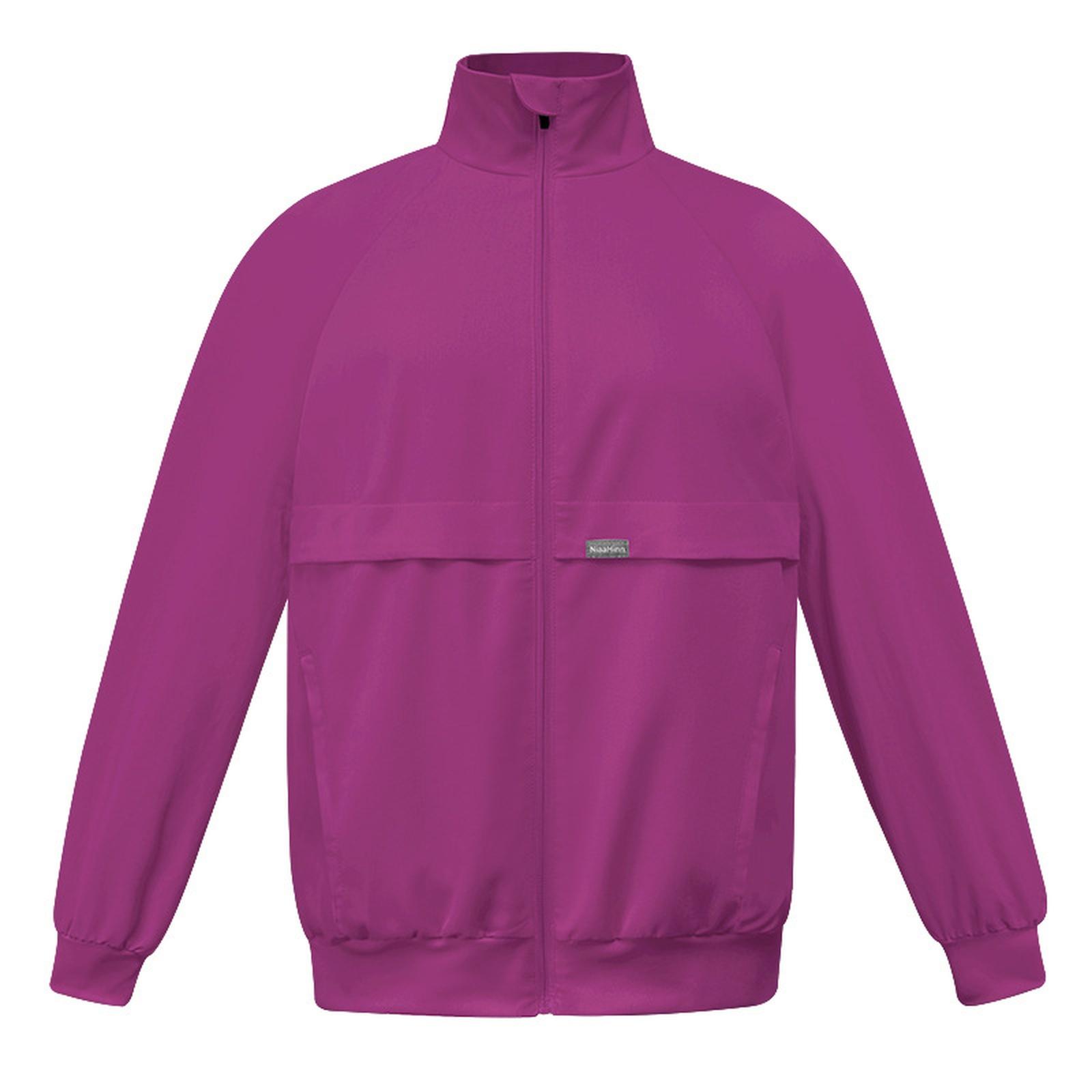 

Мужская и женская однотонная толстая куртка с длинным рукавом, воротником-стойкой и карманом, одежда медсестры, защитная рабочая одежда, куртка XXL