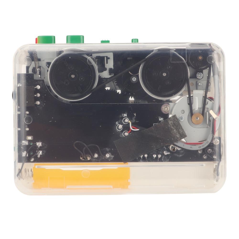 HiFi Stereo Sound USB Portable Tape Player Colorful Buttons Stereo Cassette Player  Music Listening