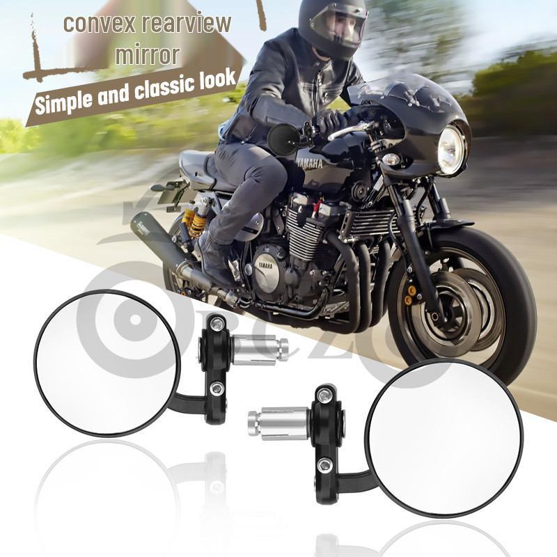 Harley Prince Retro Non-Folding Handlebar Rearview Mirror for Motorcycles