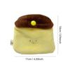 Cute Caramel Pudding Plush Coin Purse Mini Cartoon Card Holder Creative Large Capacity Earphone Bag Small Storage Bag