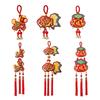 Strong Hook Fabric Festival Hanging Ornament For Chinese New Year Decoration Multi Purpose Accessories