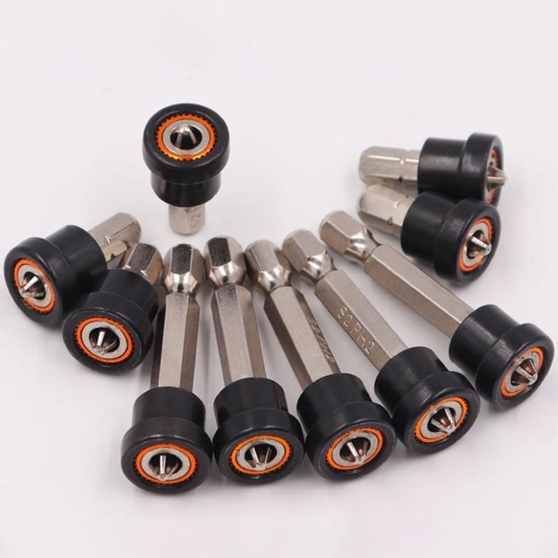 Plasterboard Positioning Screwdriver Bits PH2 Hex Shank Screws Locating Batch Head For Woodworking Tools