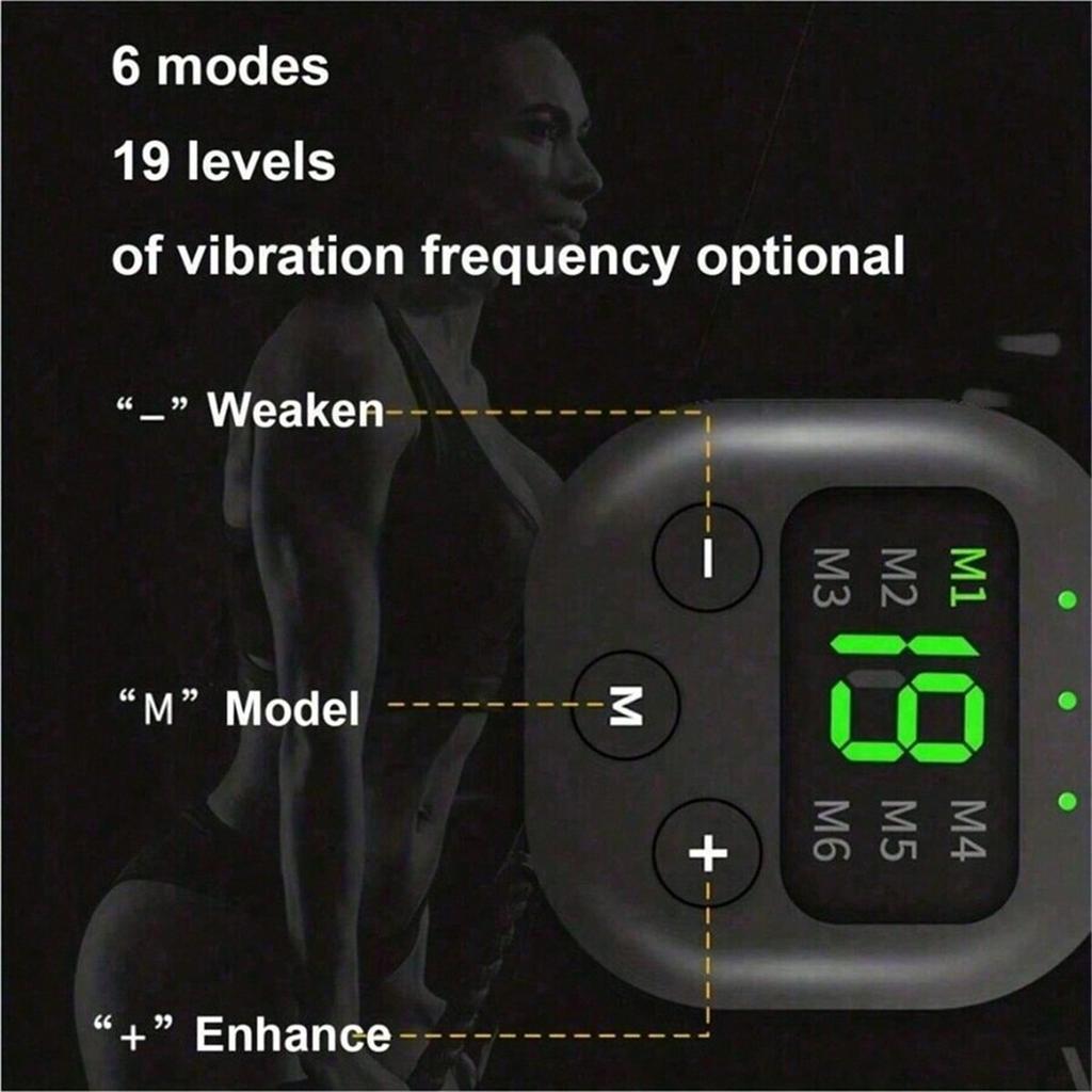 Waist Massager Portable USB Charging Shaper Electric Arm Hip Leg Trainer Body Shaping Belt Fitness Massager