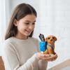 Waterproof Dog-Shaped Pencil Cup Resin Stationery Storage Box Makeup Brush Holder  Students