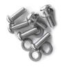 6 PCS Stainless Derby Cover Screw Bolt & Washers For Harley Dyna Wide Glide FXDWG Night Train Ultra Limited 1/4"-20