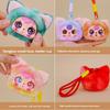 Cat Head Cute Plush Keychain Toy Children Backpack Decoration Gifts Festival