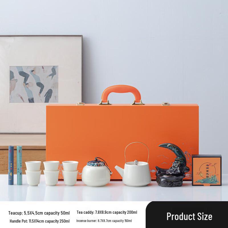 

Zen Ceramic Tea Set and Incense Burner