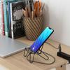Mental Mobile Phone Holder Chair Shape Hone Holder Stand Desktop Phone Chair Stand  1:6 Dollhouse