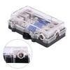 Universal 60A Car Auto Vehicle Stereo Audio Power Fuse Box Holder Block 1 In 3 Ways Out