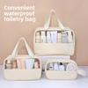 Large-capacity Cosmetic Bag Female Transparent New Portable High-value Cosmetic Storage Bag Waterproof Travel Bag Toilet Bag