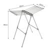 VECELO Foldable Clothes Drying Rack, Compact, 80cm Wide [Suitable for Small Items and Children's Clothes, Includes Clips], Space-Saving Laundry Dryer,