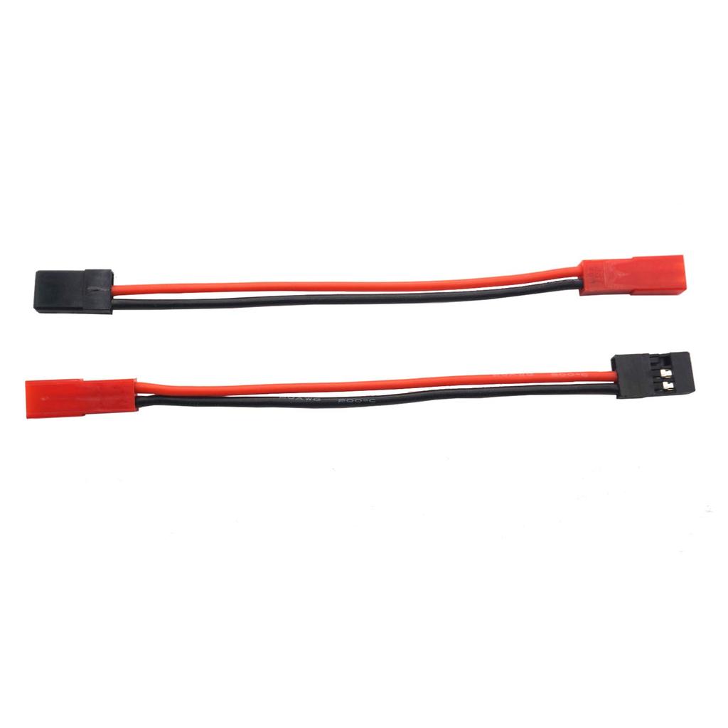 Pachet de 10 Cablu Adaptor Conector Receptor Servo JR Mascul la Mufă Femelă JST 10cm 20AWG pentru Mașină RC, Barcă FPV, LiPo, Mașină RC, Lumină LED, Ventilator de Răcire
