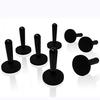 Squeegee Spatula Squeegee Felt Air Release Wrapping Magnet Black Set of P.A.-1 Pre-pasted (Car 8)
