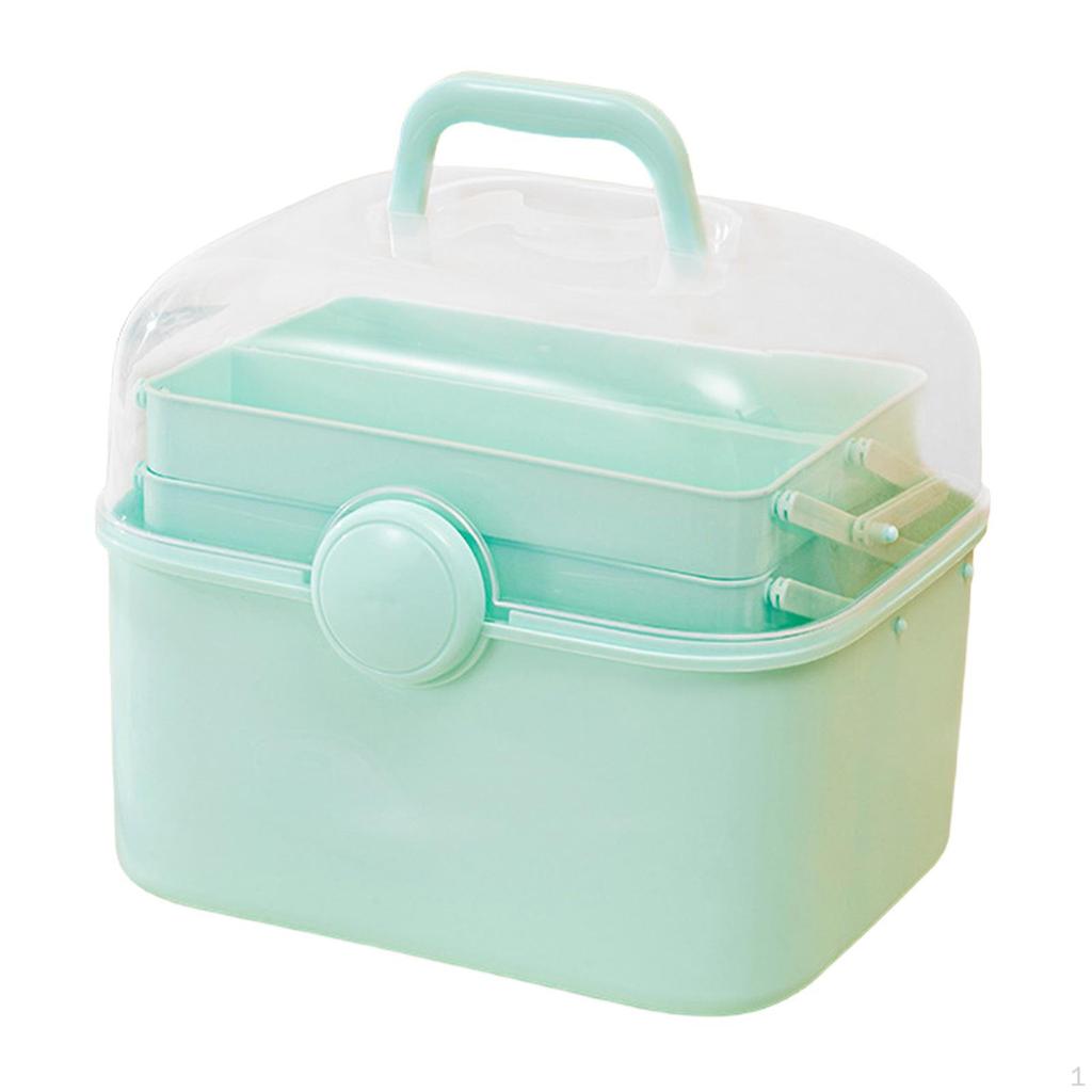 Multi-purpose Portable Storage Box Art Supplies Organizer for Organizing Sewing Tool