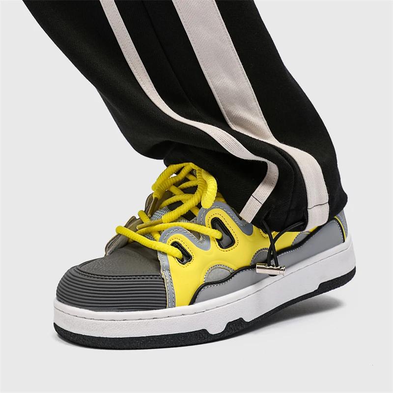 Herrskor Sneakers Herr tenis Lyxskor Herr casual Träningssko Race Andningsbara mode loafers Löparskor för män