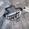 Women Waist Bag Letter Print Packs Travel Sling Chest Shoulder Bag Female Belt Hip Bag for Girl