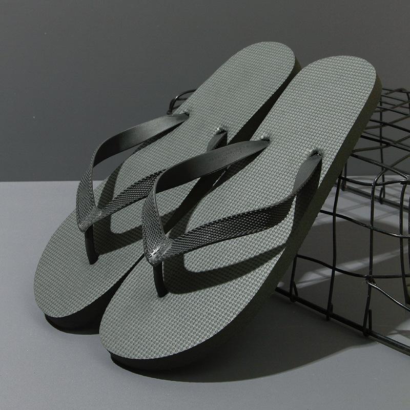 Slippers men's new outdoor pinch men's non-slip personalized sandals Guochao flip-flops trend wearing beach shoes