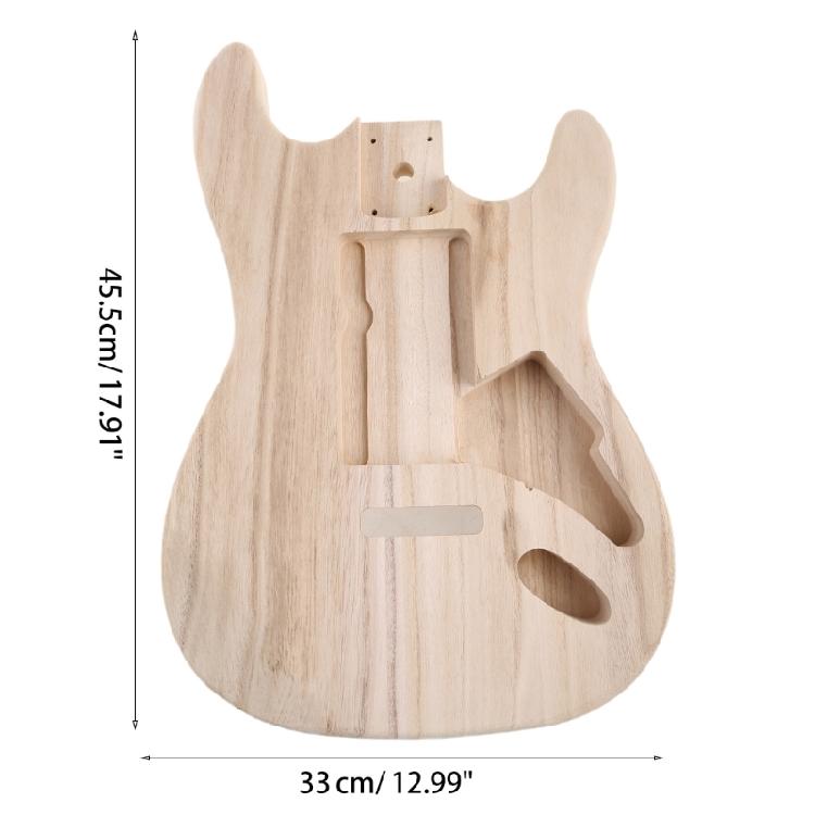 Already Polished Punched for Electric Guitar DIY Accessory Painting Guitar Body