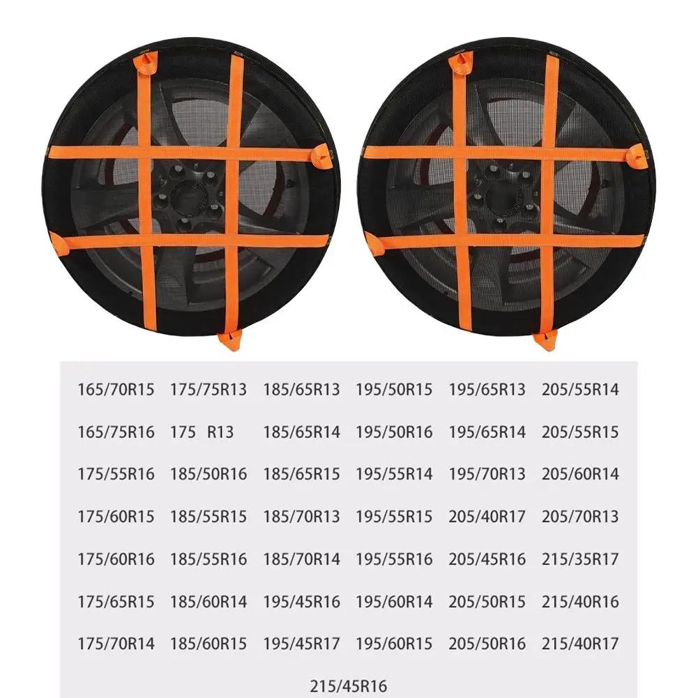 

Car Wheel Chain For Winter, Anti-Skid Emergency Tire Chains Snow Socks Aid Easy Assembly Universal Car Accessories For Snow M2B5