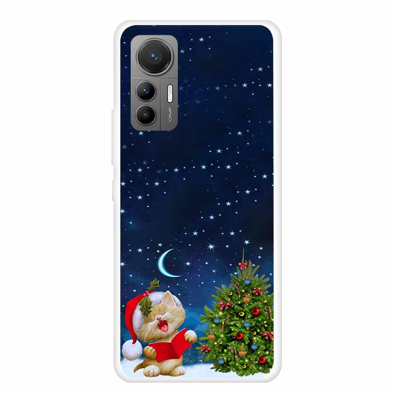 For Xiaomi Redmi K50 Ultra Case Christmas Soft Silicone Back Cover Phone Case for Redmi K50 Extreme Edition Clear Cartoon Funda