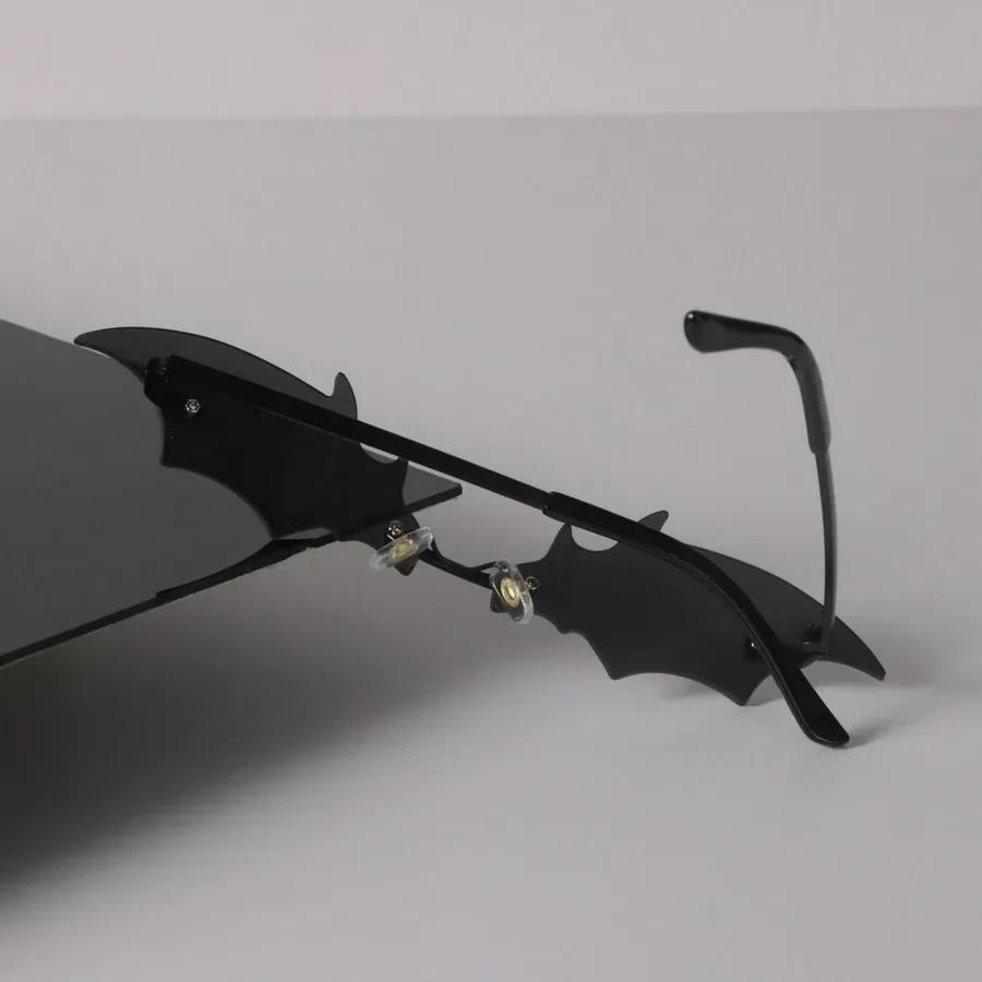 Randlose Cat-Eye-Sonnenbrille für Damen und Herren, Retro-Luxus, klare Designerbrille, sexy Marken-Sonnenbrille, schwarze Sonnenbrille