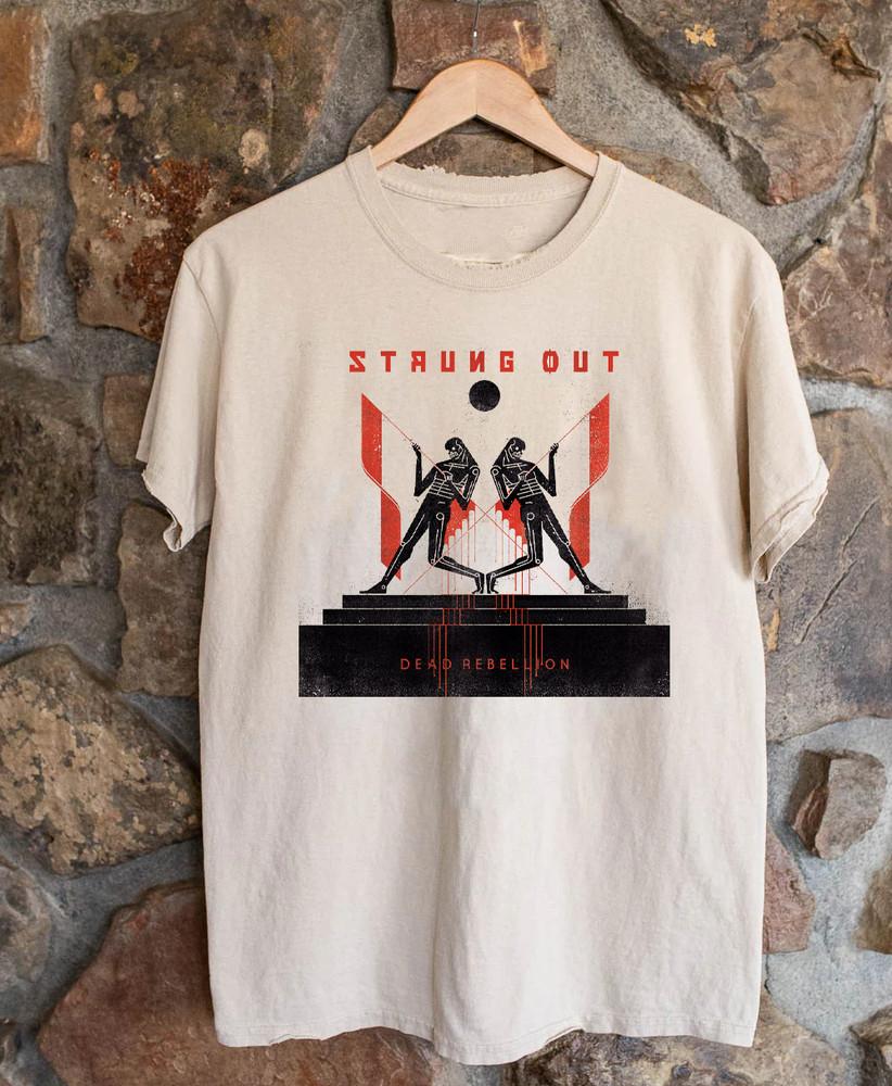 

Strung Out Dead Rebellion Album Sand T Shirt Full Size S5XL Gift Fans KK316 Unisex T-Shirt XL