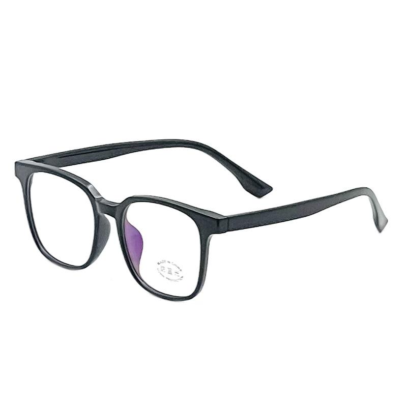 

Unisex PC Glasses Ultra Light Anti Blue Light Large Frame Eyeglasses Fashion Business Men Flat Light Glasses