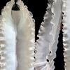 2 Yard Flounce Wave Lace Fabric 12cm Wide Fashion Pleat Mesh Organza DIY Styling Sewing Ruffle Dress Accessories