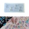 Versatile Silicone Nail Mould for Lovely Bear Designs Sturdy and Flexible Accessory for All Nail Shapes and Lengths