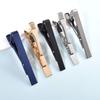 Men's Brass Tie Clip - Smooth Minimalist Business Tie Bar, Classic Formal Shirt Accessory, Elegant Office Wedding Gift