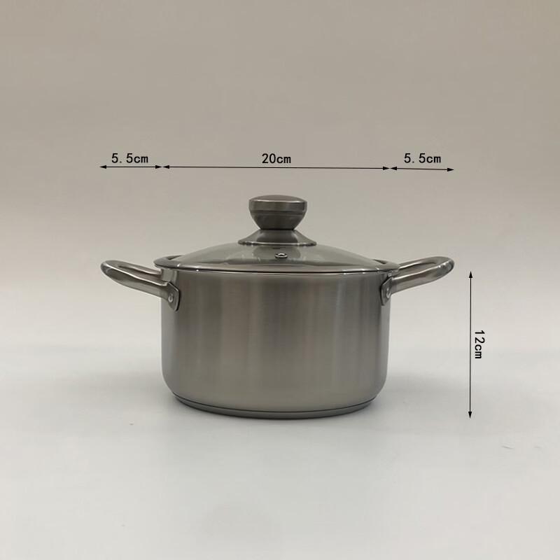 Wutuo Stainless Steel 3-Piece Cookware Set