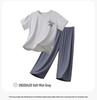 Lanjing Modal Summer Pajamas Set for Kids - Lightweight Ice Silk Homewear for Boys & Girls