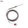 1/2/3/4/5m 50mm Probe K-Type Thermocouple Temperature Sensor Meter M8 Thread