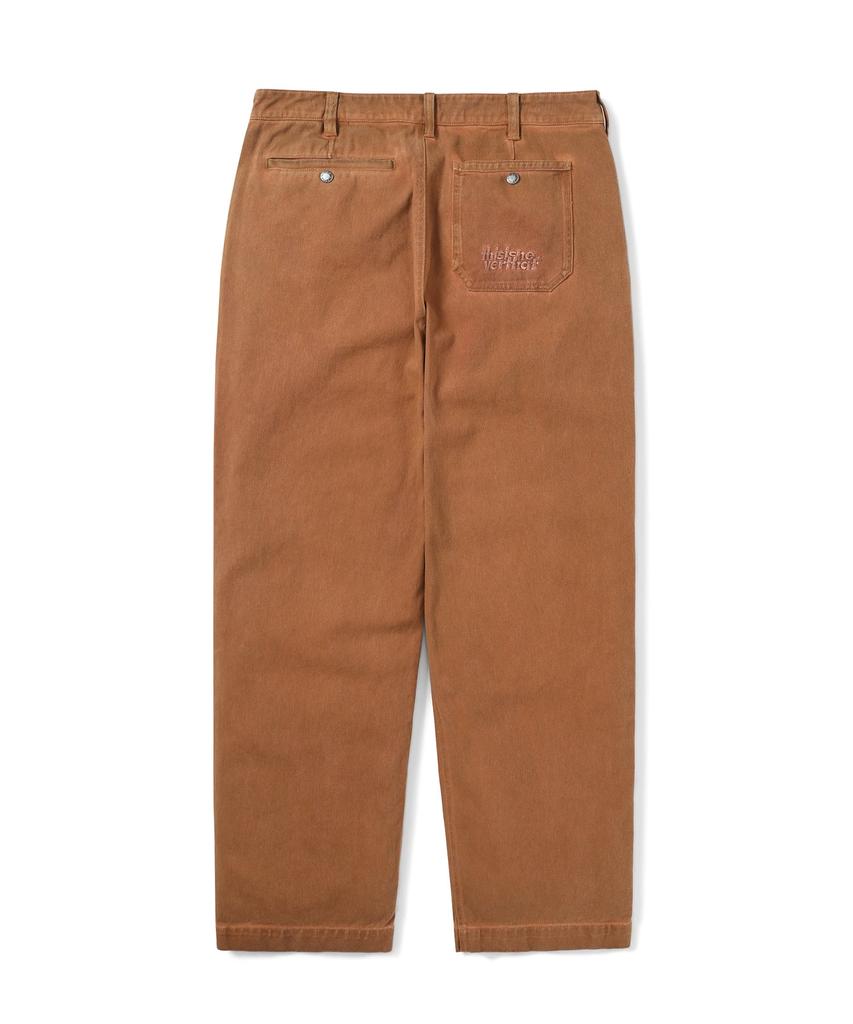 THISISNEVERTHAT Ol Overdyed Pant Washed Orange