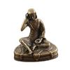 Antique Copper Buddha Statue Home Living Room Office Decoration Figurines Retro Brass Chinese Tibetan Green Tara Buddha Statue
