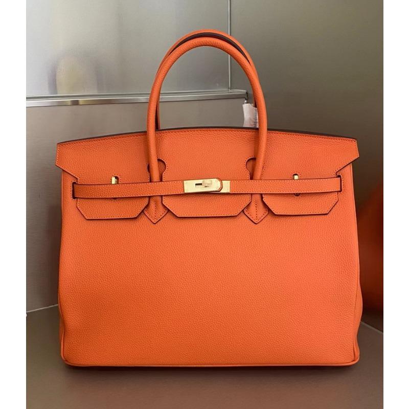 New Top-layer Cowhide 40cm Large Bag Handbag Leather Women's Bag