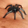 Spider Statue Gothic Horror Tabletop Ornament Cast Iron Spider Halloween Metal Decor For Mantel Windowsill Haunted House Desk