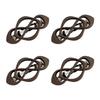 1/4Pcs Vintage French Hair Barrette Matte Finish Hair Clips Cross-Shaped Design Hair Styling Tool Hair Accessories
