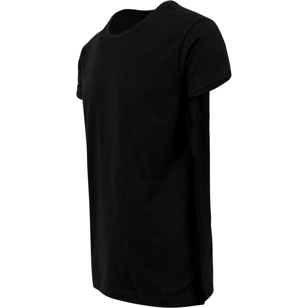 Urban Classics Herr T-shirt med uppvikta ärmar