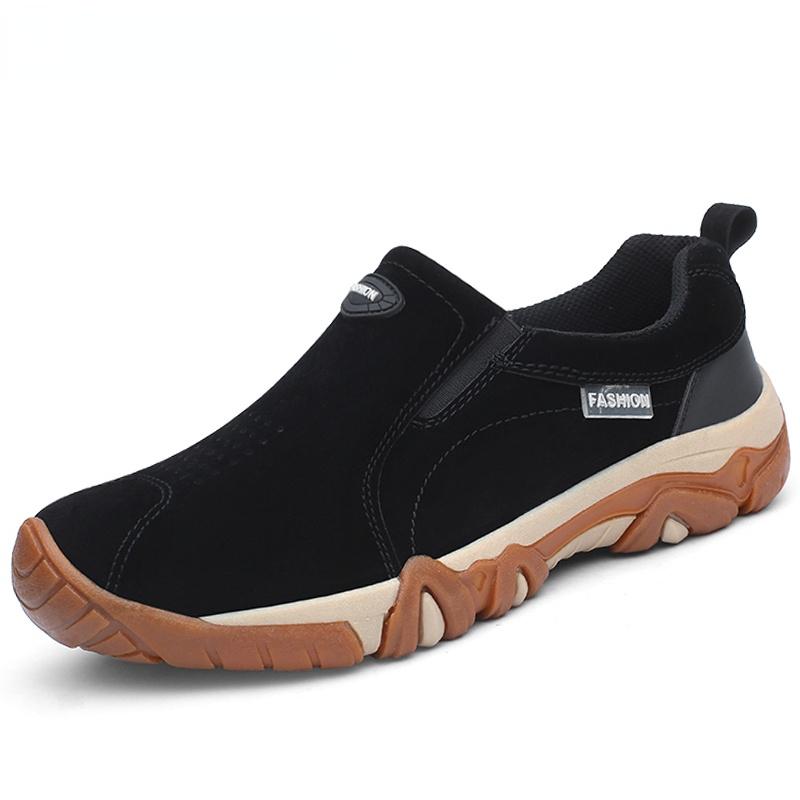 

Newesthigh Quality Brand Men Shoes Genuine Leather Loafers Men Casual Shoes Breathable Outdoor Non Slip Walking Sneakers Men