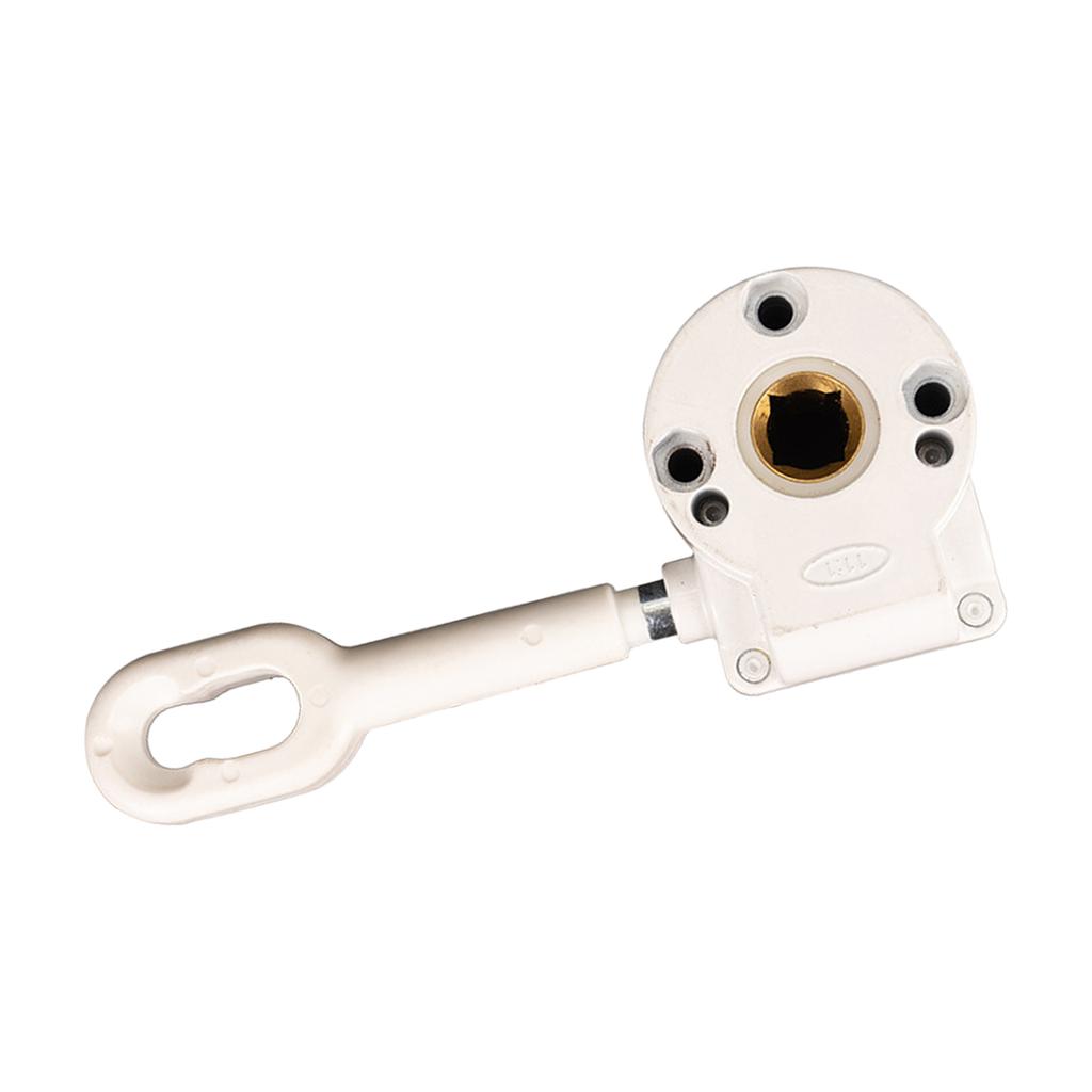 Outdoor Awning Crank Gearbox Universal Easily Mounted Sturdy Drive Worm Gear Balcony Awning Worm Gear Outdoor Rain Shelter