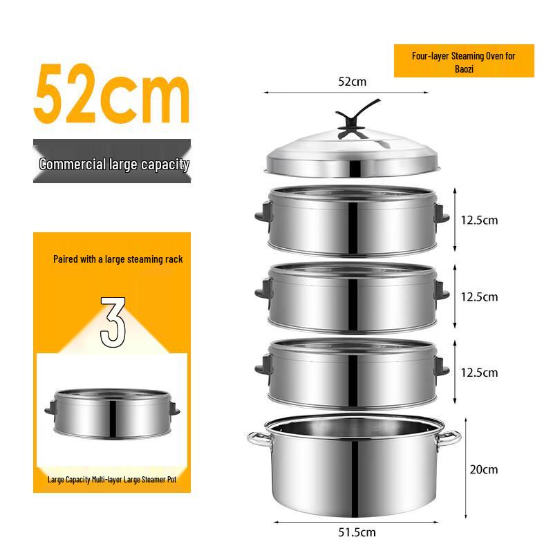 Yunduo Commercial Multi-Layer Stainless Steel Steam Cooker