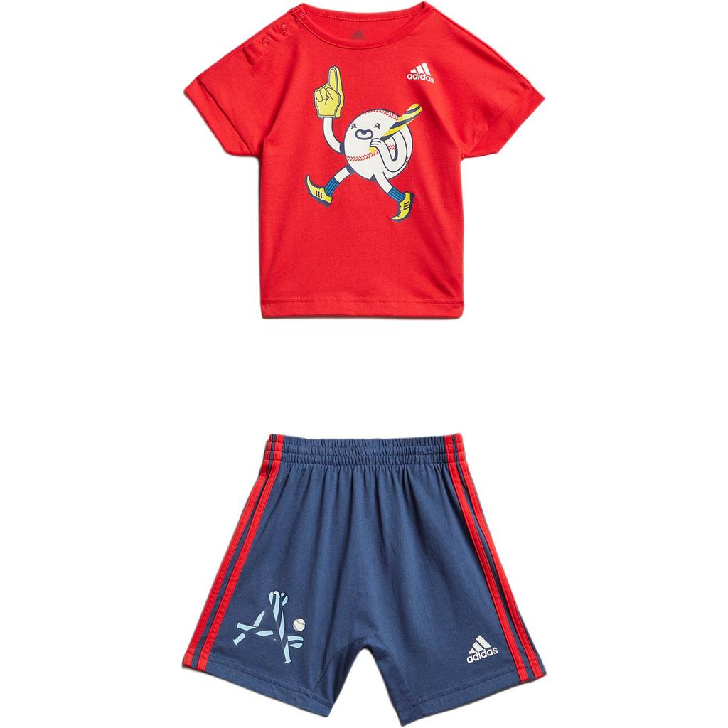 adidas Casual Sportswear Red/Blue Infant And Toddler FM6372