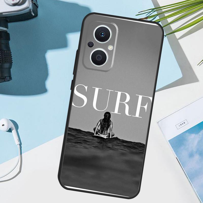 Surfboard Surfing Surf Girl Cover For OPPO Reno 14 Pro 10 11 12 13 14F 13F 12F 11F 7 8 Lite OPPO Find X9 X6 X5 X8 Pro Case