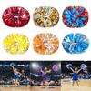 Multicolors Cheerleader Pom Poms 30cm*37cm Cheerleading Ball  Cheerleading Events