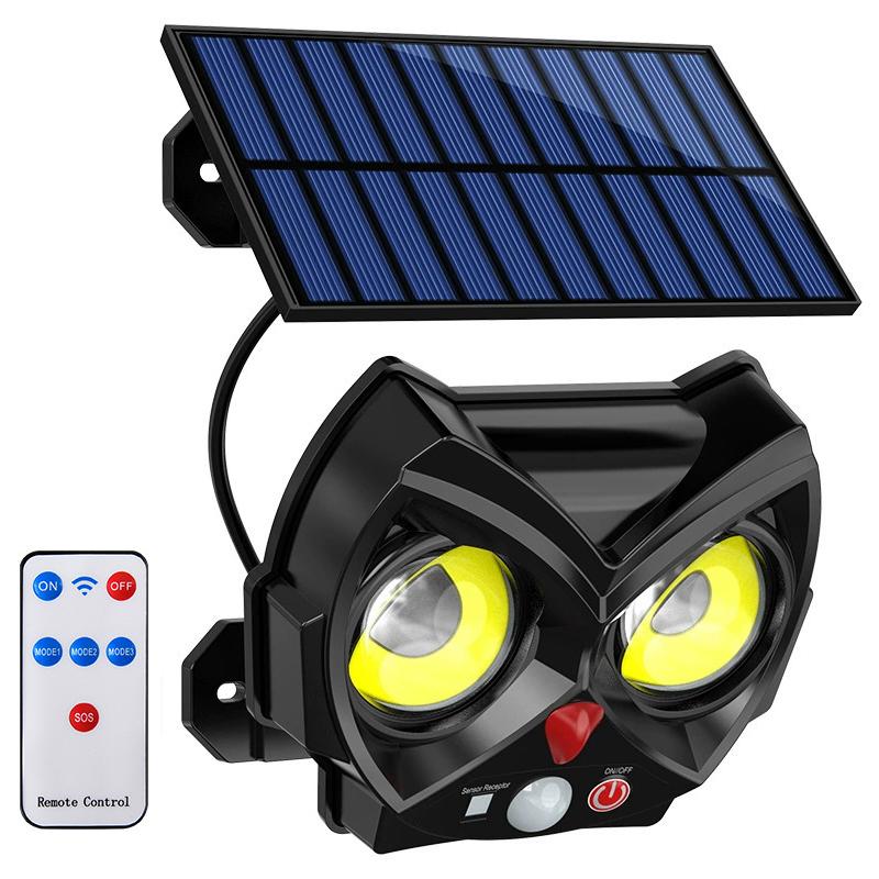 Owl Solar Floo Wall Light / Ambient Stake Lights -Outdoor Statue Lamp with Solar Power Ideal Decor for Yard/Garden/Pathway/Fence