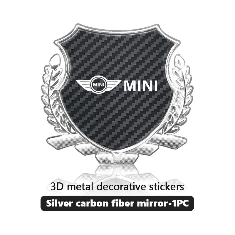 

3D Alloy Car Trunk Window Side Emblem Badge Decal Decoration Sticker For MINI Cooper R60 R56 F56 F55 F57 F60 Countryman