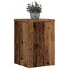 Vidaxl Podstawki Pod Doniczki, 2 Szt., Stare Drewno, 20X20X30 Cm