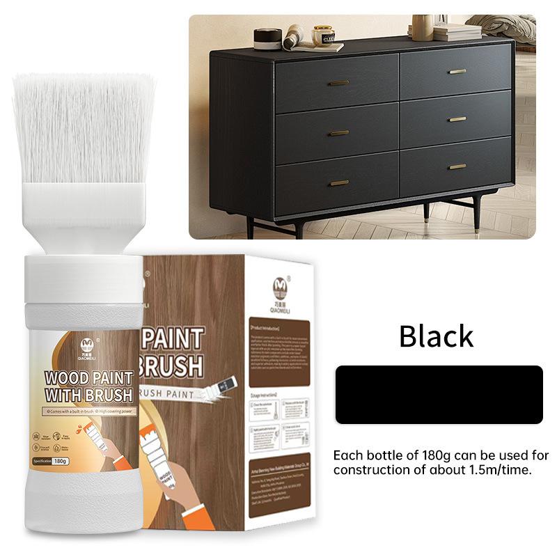 Water-based Wood Brush Paint Furniture Renovation, Wood Coating Bedside Table Household Wood Paint Coating 180g
