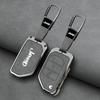 For Jeep Zinc Alloy Leather 2 3 4 Buttons Car Key Case Cover For Jeep Gladiator JT Sahara JLU Wrangler JL Rubicon 2018 2019 A